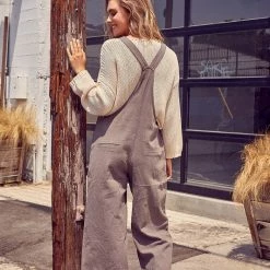 MIOU MUSE The Charlie Brushed Cotton Overalls