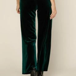 Skies Are Blue The Vienna Velvet Wide Leg Pants