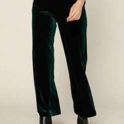 Skies Are Blue The Vienna Velvet Wide Leg Pants