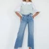 Insane Gene The Bridget High Rise Wide Leg Cropped Jeans