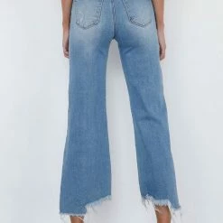 Insane Gene The Bridget High Rise Wide Leg Cropped Jeans