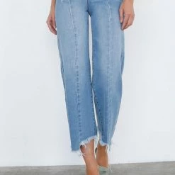 Insane Gene The Bridget High Rise Wide Leg Cropped Jeans