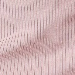 Le Lis The Kya Dusty Blush Ribbed Mini Skirt