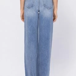 Hidden Jeans The Not Your Dads Medium Light Wash Clean Stretch Dad Jean