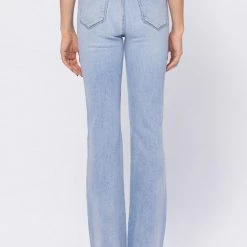 Hidden Jeans The Happy High Rise Light Wash Flared Jeans