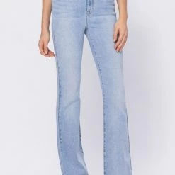 Hidden Jeans The Happy High Rise Light Wash Flared Jeans