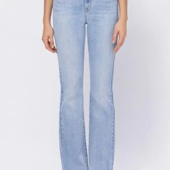 Hidden Jeans The Happy High Rise Light Wash Flared Jeans