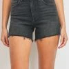 JBD The Nova Black High Rise Jean Shorts