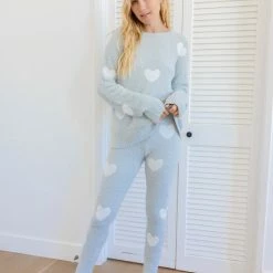 Hem And Thread The Heartbreaker Cozy Sweater Leggings Sets