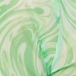 Le Lis Tops The New Wave Short Sleeve Mesh Crop Top