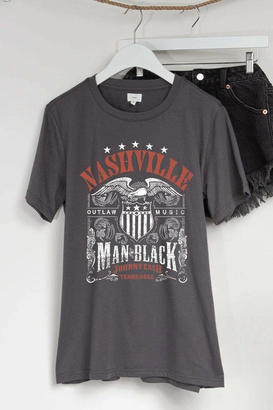 PPEPPI NASHVILLE JOHNNY CASH GRAPHIC TEE