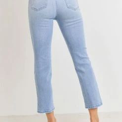 JBD The Amara Light Denim Slim Straight Leg Jeans