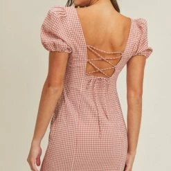 Lush Clothing The Checkmate Gingham Mini Dress Dresses