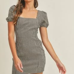 Lush Clothing The Checkmate Gingham Mini Dress Dresses