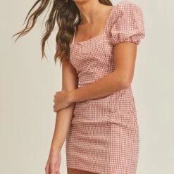 Lush Clothing The Checkmate Gingham Mini Dress Dresses