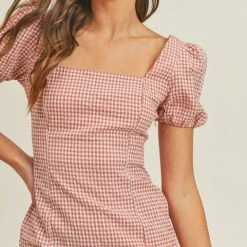 Lush Clothing The Checkmate Gingham Mini Dress Dresses