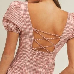 Lush Clothing The Checkmate Gingham Mini Dress Dresses