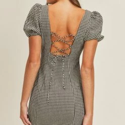 Lush Clothing The Checkmate Gingham Mini Dress Dresses