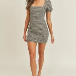 Lush Clothing The Checkmate Gingham Mini Dress Dresses