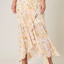 SugarLips Skirts The French Country Saturated Love Midi Skirt