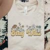 LLD Supply Tops The Stay Wild Floral Graphic Tee