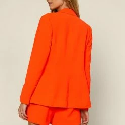 Skies Are Blue Tops The All Business Bright Blazer