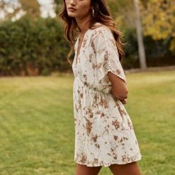 Blue Blush The Chella Tie Die Romper