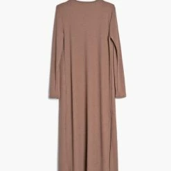 Mod Ref The Aria Mocha Long Cardigan Duster Tops