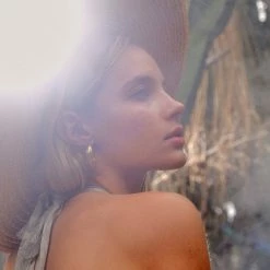 Endless Blu The Palms Printed Halter Neck Maxi Dress