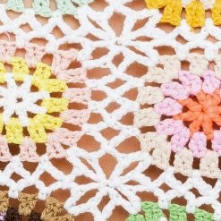 Le Lis Tops The Joni Crochet Cropped Tank Top