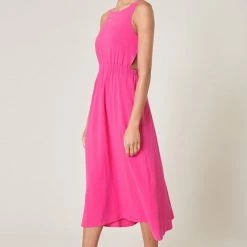 Sugar Lips The De La Cruz Strappy Open Back Midi Dress Dresses