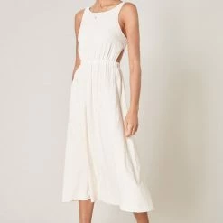 Sugar Lips The De La Cruz Strappy Open Back Midi Dress Dresses