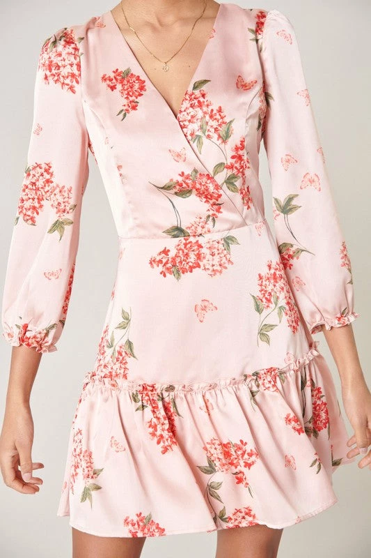 SugarLips The Bonitas Mariko Surplice Mini Dress Dresses