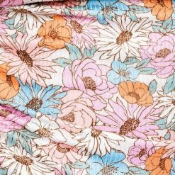 Le Lis The Lani Bright Floral Ribbed Mini Dress