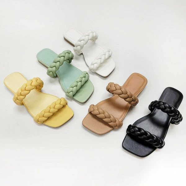 CCOCCI Shoes The Vault Braided Flat Sandals