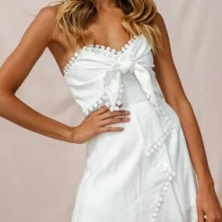 One & Only Collection Rompers The Becca Bandeau Bow Mini Romper