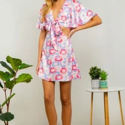 FANCO Dresses The Disco Baby Geo Cutout Mini Dress