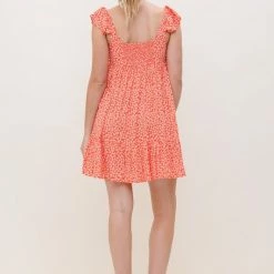 In The Beginning Clothing The Chattanooga Red Floral Mini Dress Dresses