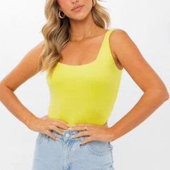 Le Lis The Lexi Square Neck Bodysuit