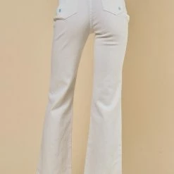 Blue Blush Jeans The Flower Power Blue Daisy Denim Pants