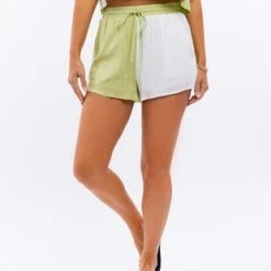 Le Lis The Caroline Colorblock Shorts
