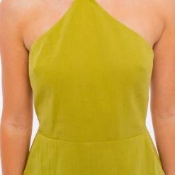 Le Lis The Broken Hearts Club Black Halter Romper