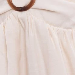 Le Lis The Charmaine Cream Ring Cutout Mini Dress Dresses