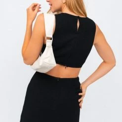 Le Lis The Charmaine Green Linen Cutout Mini Dress