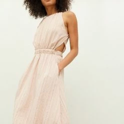 Grade & Gather Dresses The Alice Petal Tie Belt Midi Dress