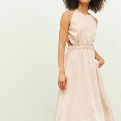 Grade & Gather Dresses The Alice Petal Tie Belt Midi Dress