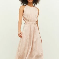 Grade & Gather Dresses The Alice Petal Tie Belt Midi Dress