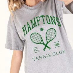 PPEPPI The Hamptons Tennis Club Graphic Tee Tops