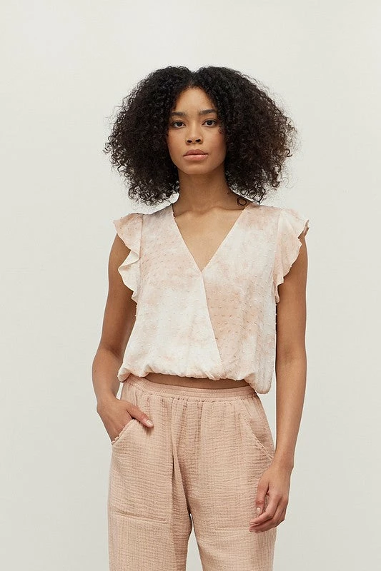 Grade & Gather Tops The Soft Rose Tie Dye Blouse