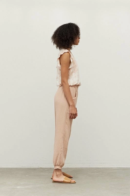 Grade & Gather Tops The Soft Rose Tie Dye Blouse